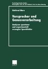 Versprecher und Genusverarbeitung