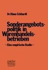 Sonderangebotspolitik in Warenhandelsbetrieben