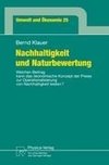 Nachhaltigkeit und Naturbewertung