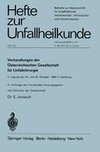 Verhandlungen der Österreichischen Gesellschaft für Unfallchirurgie