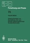 Untersuchungen zur Herstellung und zum Einsatz galvanogeformter Erodierelektroden