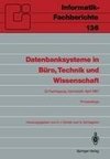 Datenbanksysteme in Büro, Technik und Wissenschaft