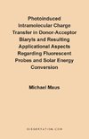 Photoinduced Intramolecular Charge Transfer in Donor-Acceptor Biaryls and Resulting Applicational As