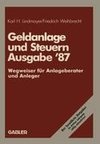 Geldanlage und Steuern '87