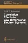 Correlation Effects in Low-Dimensional Electron Systems