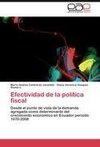 Efectividad de la política fiscal