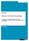 Informiert die Nachrichtensendung?