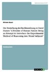 Die Entstehung der Rechtsordnung in David Humes 