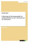 Evaluierung der Beratungsqualität der Ausländerbehörde an der Universität und der Stadt Kassel