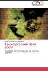 La comprensión de lo social