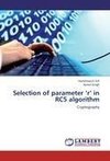 Selection of parameter 'r' in RC5 algorithm