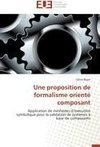 Une proposition de formalisme orienté composant