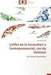 L'effet de la formation à l'entrepreneuriat, cas du Vietnam