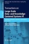 Transactions on Large-Scale Data- and Knowledge-Centered Systems VI