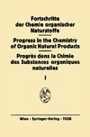 Fortschritte der Chemie organischer Naturstoffe