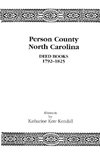 Person County, North Carolina, Deed Books, 1792-1825