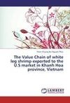 The Value Chain of white leg shrimp exported to the U.S market in Khanh Hoa province, Vietnam