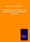 Anmerkungen zu den Kinder- und Hausmärchen der Brüder Grimm