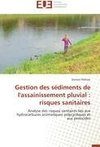 Gestion des sédiments de l'assainissement pluvial : risques sanitaires