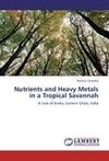 Nutrients and Heavy Metals in a Tropical Savannah