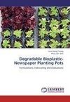 Degradable Bioplastic-Newspaper Planting Pots