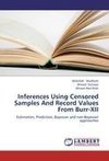 Inferences Using Censored Samples And Record Values From Burr-XII