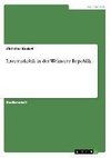 Literaturkritik in der  Weimarer Republik