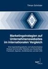 Marketingstrategien auf Unternehmenswebsites