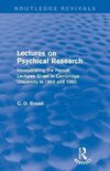 Broad, C: Lectures on Psychical Research (Routledge Revivals