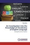 An Investigation into the Knowledge of Vocabulary of English Language