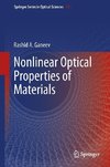 Nonlinear Optical Properties of Materials