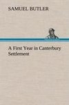 A First Year in Canterbury Settlement