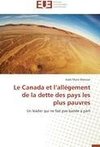 Le Canada et l'allégement de la dette des pays les plus pauvres