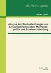 Analyse der Wechselwirkungen von Leistungsbilanzsalden, Währungspolitik und Staatsverschuldung