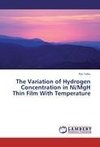 The Variation of Hydrogen Concentration in Ni/MgH Thin Film With Temperature