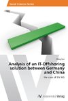 Analysis of an IT-Offshoring solution between Germany and China