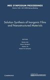 Jain, M: Solution Synthesis of Inorganic Films and Nanostruc