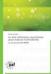 Le test utilisateur asynchrone pour évaluer l'utilisabilité