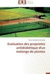 Evaluation des proprietes antidiabétique d'un melange de plantes