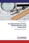 Fundamentals of Test, Measurement and Evaluation