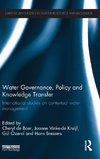 Water Governance, Policy and Knowledge Transfer