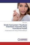 Greek Consumers' Purchase Intentions towards Dairy Functional Foods