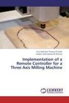 Implementation of a Remote Controller for a Three Axis Milling Machine