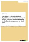 Ursachen des Wissensverlustes und Möglichkeiten zu ihrer Verminderung bei internen Projekten im Geschäftsbereich des Kreditrisikomanagements der Credit Suisse