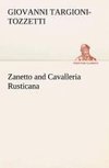 Zanetto and Cavalleria Rusticana