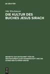 Die Kultur des Buches Jesus Sirach