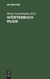 Wörterbuch Musik