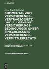 §§ 179 - 185 VVG (Unfallversicherung)