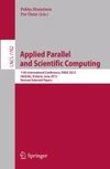 Applied Parallel and Scientific Computing