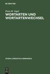 Wortarten und Wortartenwechsel